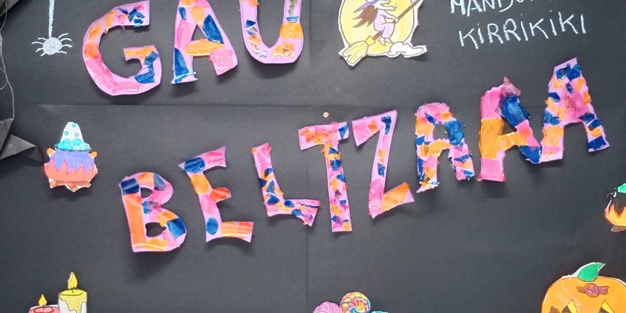 Gau Beltza gure eskolan! 🎃🌑